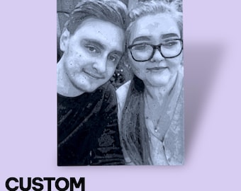 Recuerdos fotográficos personalizados: mini impresión 3D personalizada, imán para nevera o llavero.