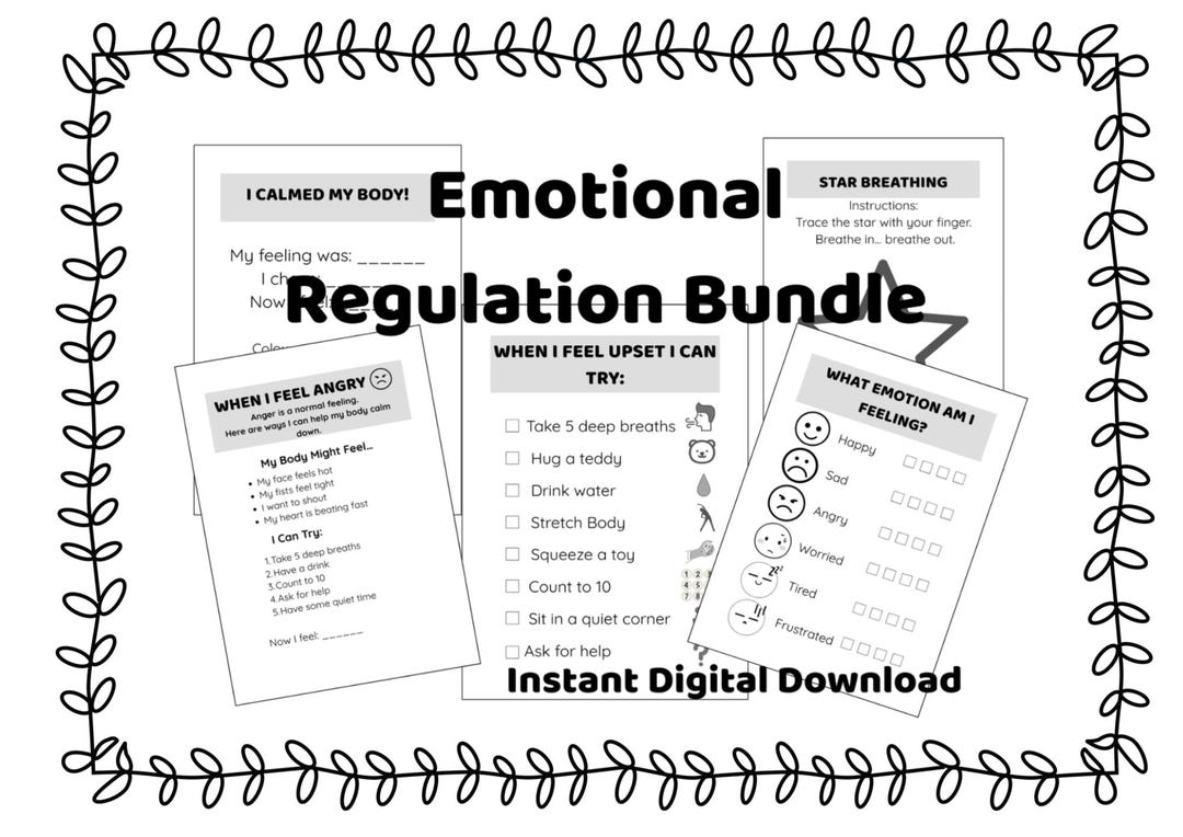 Emotional Regulation Bundle for Kids | Autism ADHD Calm Down Toolkit ...
