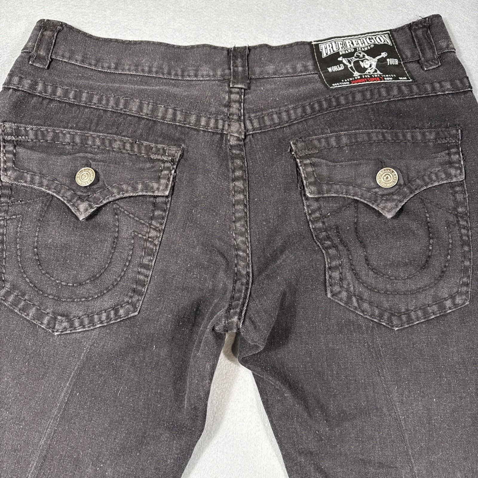True Religion Jeans Black - Etsy