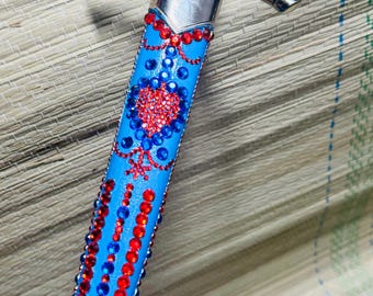Erzuli Dantor ponya Kouto (dagger) 14" Ezili Dantò Petwo Lwa Manbo Oungan Asogwe Ogou Legba lwa Voodoo djakout makout chodye bouji asson.