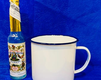 Iyawo Cup large enamel  mug for Iyaworaje Yawo Yabo Santo Santeria initiation white clothes ropa santo