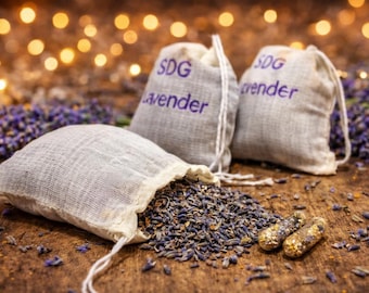 Lavendelsäckchen aus biologischer Anbaukultur - 7,5 x 10,5 cm