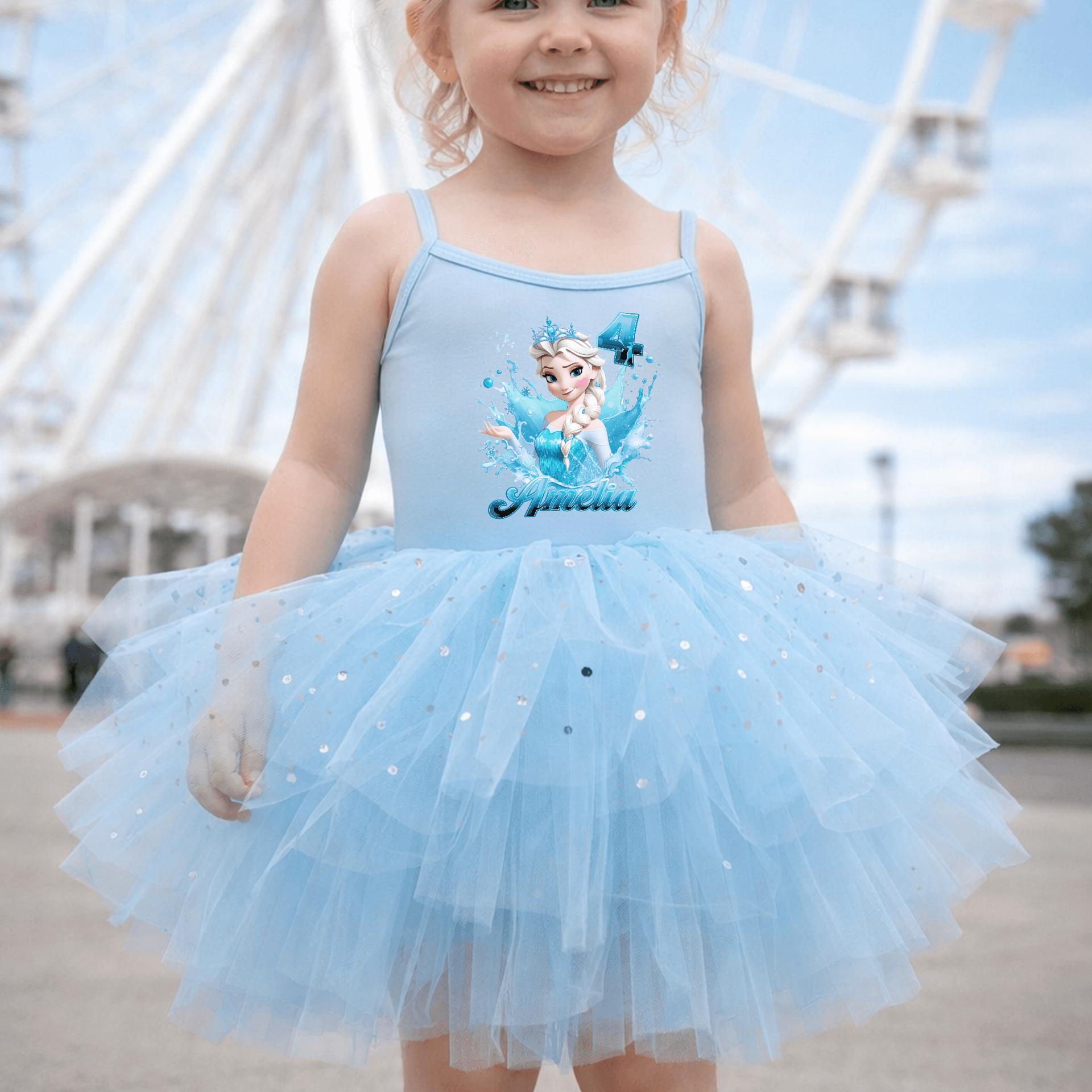 strapless open back dress Baby Girl Lace Princess Tutu Dress 1st Birthday Party & Performance Ou –  Addis Outfits main image 0