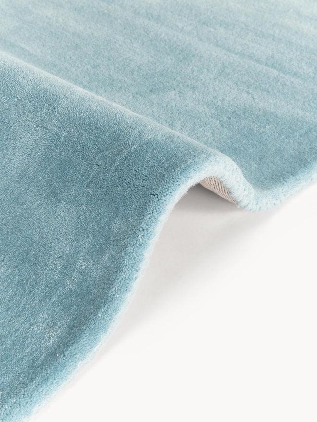 Small Blue Wool Rug Hand Tufted Light Blue Wool Rug, Modern Scandinavian Carpet - Etsy