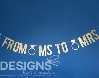 Ms to Mrs Banner - Etsy