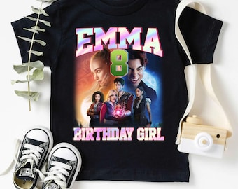 Custom Name Zombies 4 Birthday Shirt, Personalized Birthday Family Matching Shirts, Descendants Zombies Kid Shirt Outfit