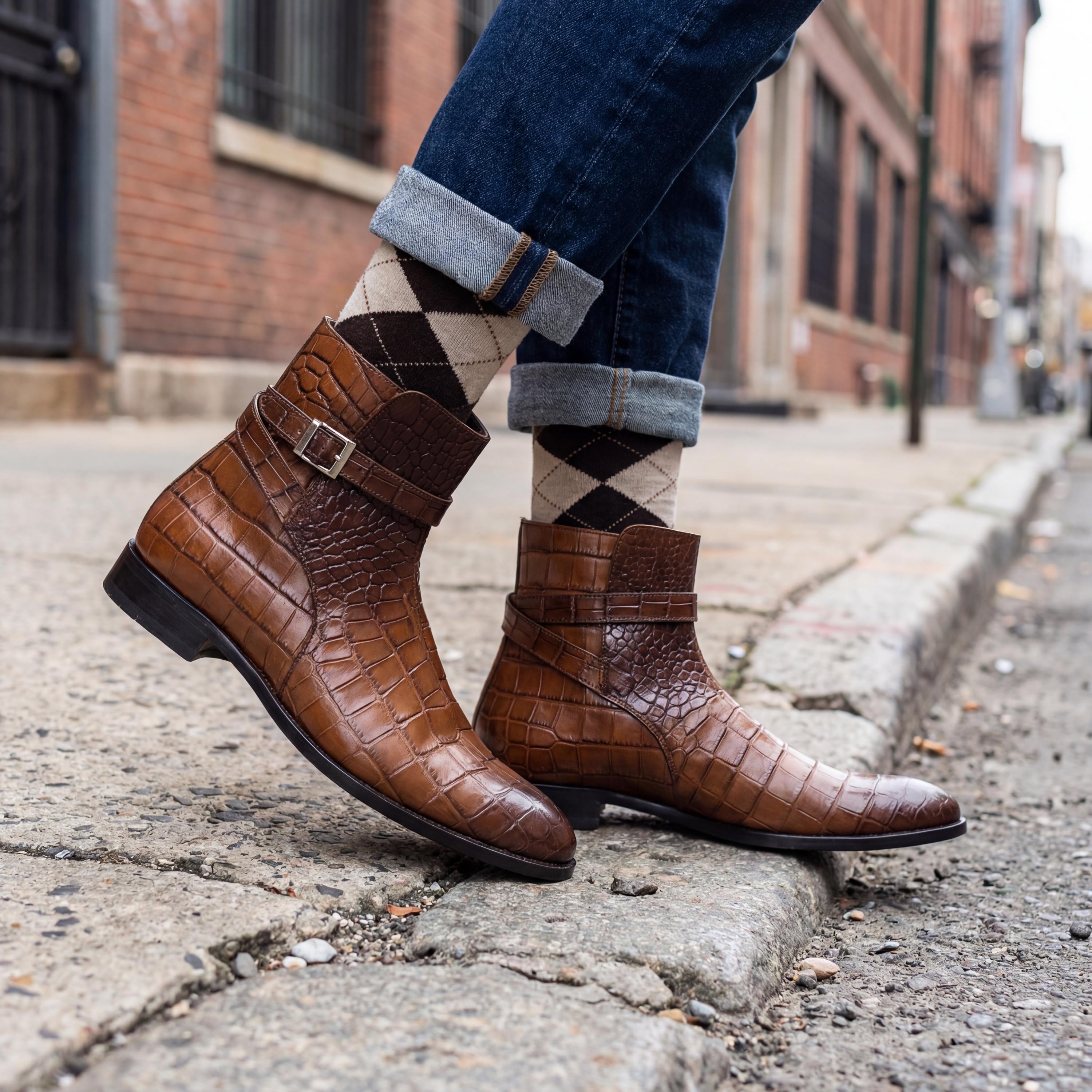 Leather Dress Boots - Etsy