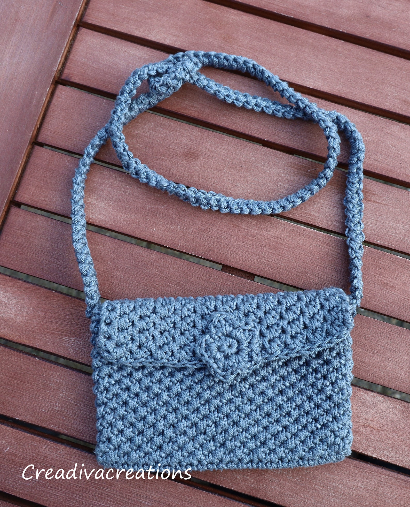 Crochet Pattern Cross Body Bag Crochet Pattern Tutorial Etsy