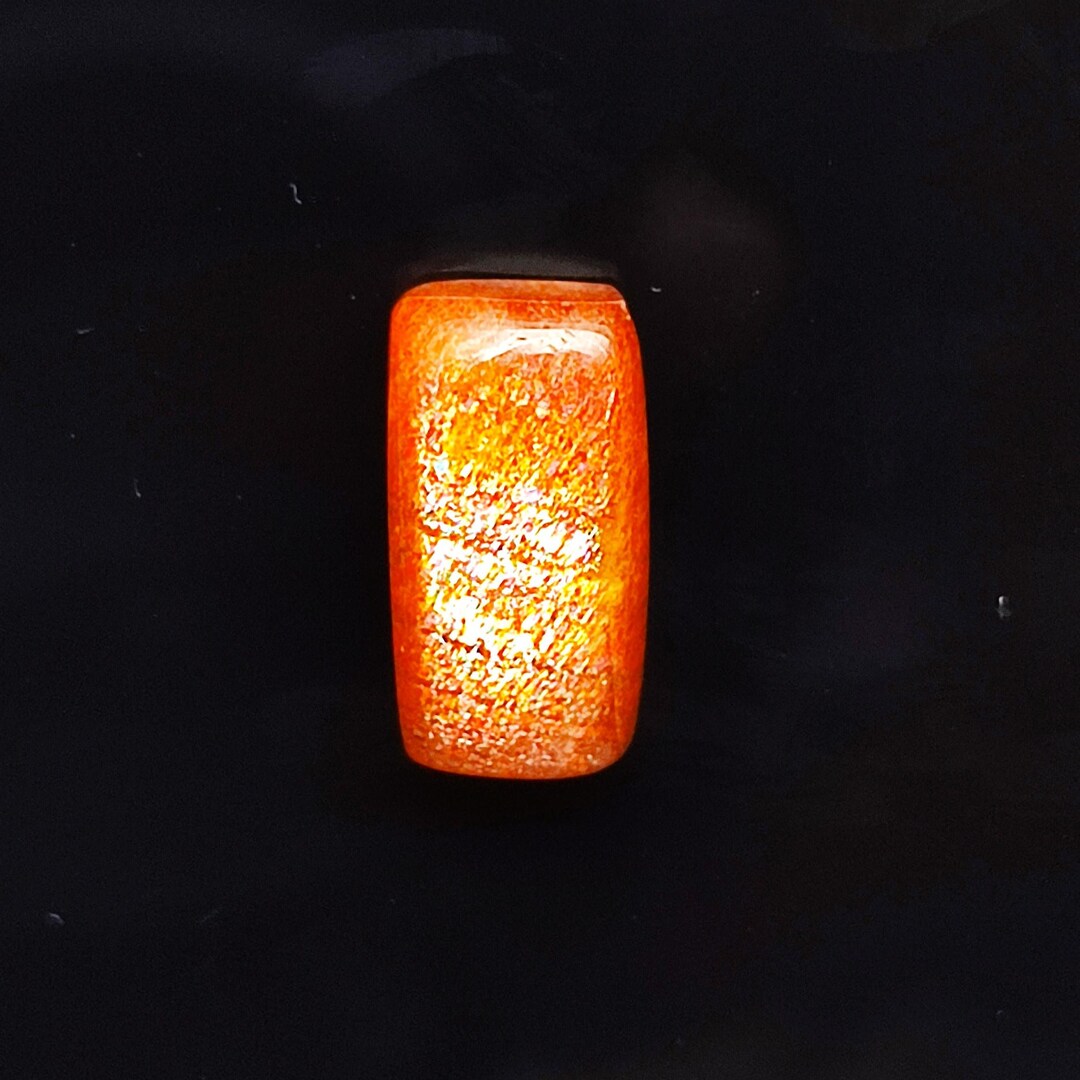 Sunstone Cabochon - Rectangle Shape Orange Sunstone - 18x9 Mm - Etsy