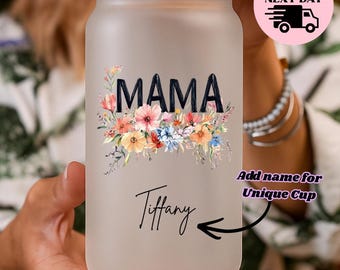 Mama Tumbler Personalized Mama Bear 12oz Tumbler cup Custom Mama Gifts for Mama Travel Mug with Name Mama Travel Cup