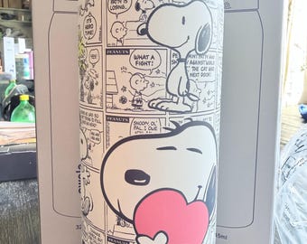 The snoopy dog inspired 32oz Owala Tumbler Water Bottle, Minimalist, Custom Gift for Her, Birthday, Best Friend