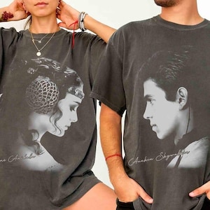 Comfort Colors Star Wars Padme and Anakin Shirt, Retro Romantic Jedi Couple Tee, Attack of the Clones, Galaxy Edge Family Trip Shirt