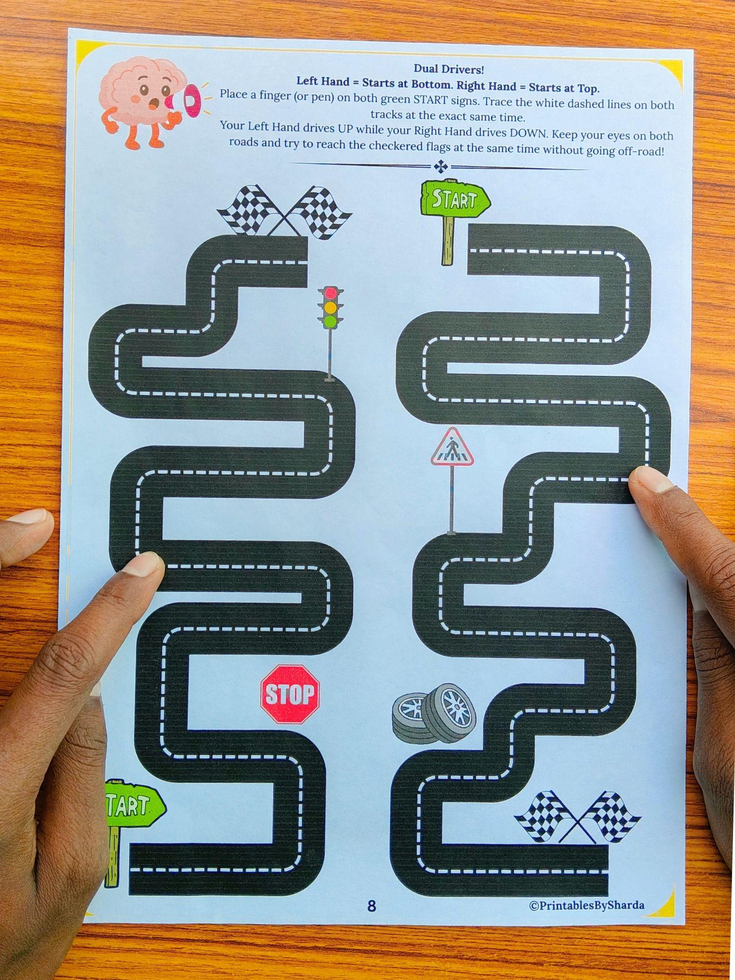 Neuro Games for Kids Printable PDF Bilateral Coordination Brain Gym