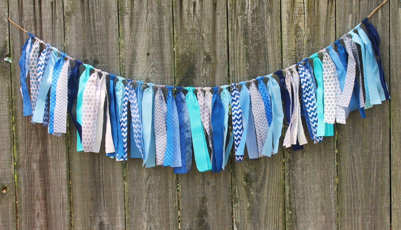 Fabric Rag Garland Bunting Banner CUSTOM You Pick Etsy