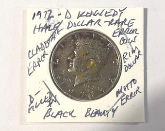 1972年 ケネディ ハーフドルコイン 米国通貨 コレクターアイテム