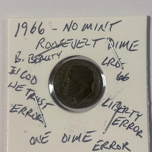 Roosevelt dimes no mint mark - Etsy 日本
