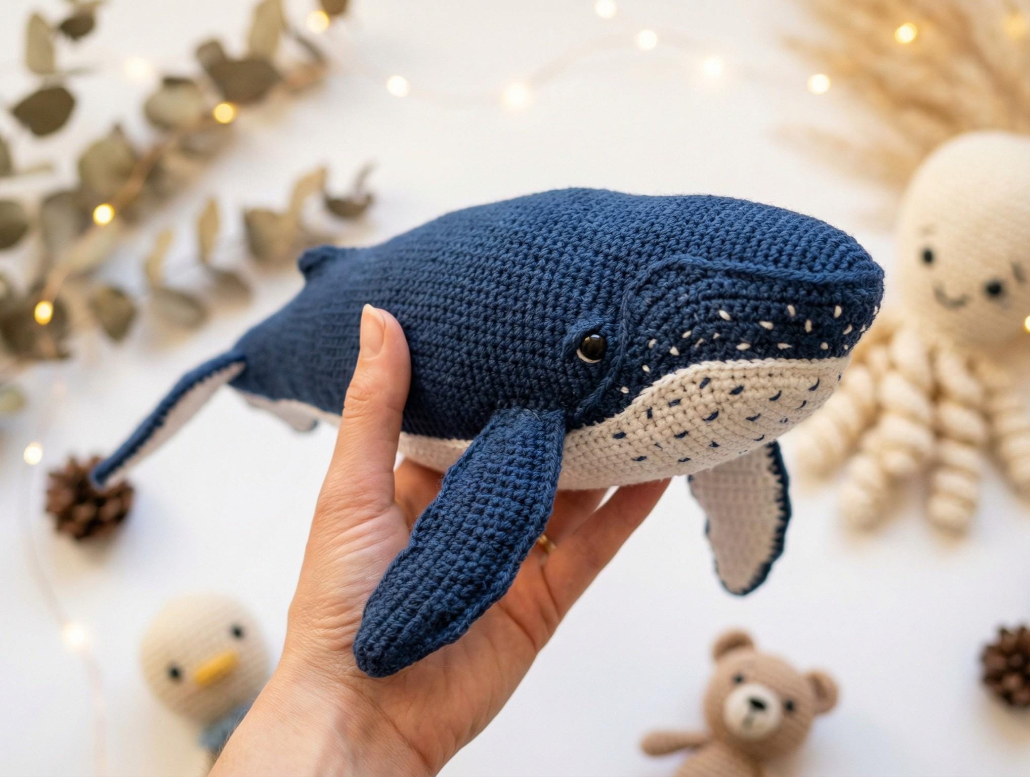 クジラのあみぐるみ - Etsy 日本