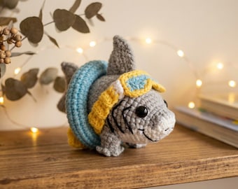 Crochet Explorer Animal Pattern PDF | Amigurumi Adventure Cat/Raccoon with Backpack & Goggles | Instant Download