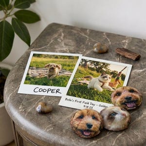 Custom Plush Pet Brooch - Personalized Dog Cat Photo Pin - Handmade Memorial Pet Lover Gift for Bags Jackets