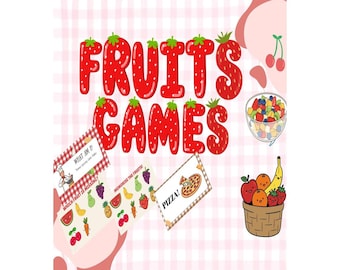 Fruit Matching Memory Game – Toddler Busy Book Printable, Quiet Book Page & Preschool Learning Activity