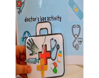 Doctor's Bag Food Sorting Activity – Healthy Unhealthy Cut Paste Preschool Printable (Digital Download)