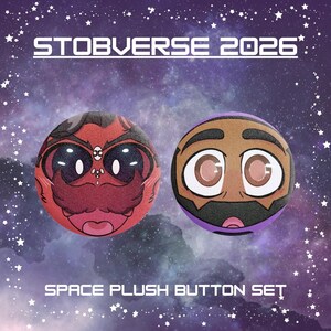 PreOrder Stobverse Space Plush Button