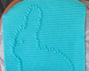 Bunny Baby Blanket  Pattern  - Baby Snuggle Blanket - Carseat or Stroller Blanket