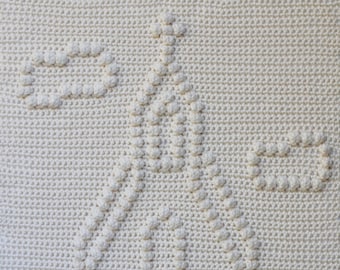 Little Church Baby Blanket  Pattern  - Baby Snuggle Blanket - Carseat or Stroller Blanket