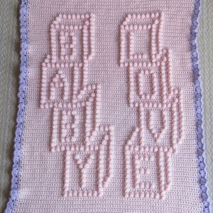 Crochet Baby Blanket Pattern - Baby Love Blocks - Baby Blanket Pattern - Blanket Pattern