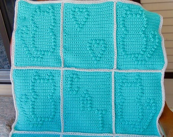 Cat Lovers Blanket Pattern - 4 Patterns in one