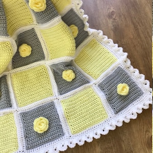Dorothy&#39;s Rose Crocheted Blanket Pattern - Crocheted Afghan Pattern