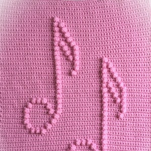 音符の赤ちゃん用スナッグルブランケットのパターン - 赤ちゃん用スナッグルブランケット - カーシート用ブランケット