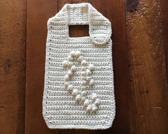 Baby Bib with Bobble Stitch Seahorse Crochet Pattern - Baby Bib - Bobble Bib