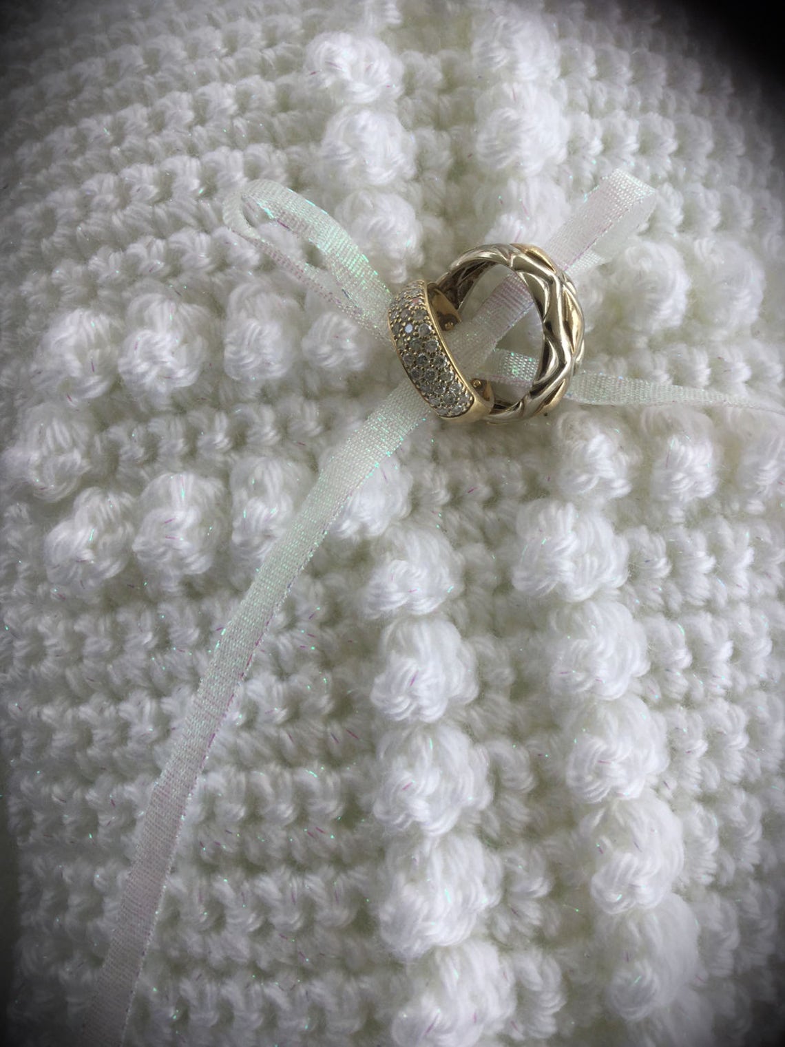 Crochet Wedding Ring Pillow Pattern Wedding Ring Bearer Etsy Ireland