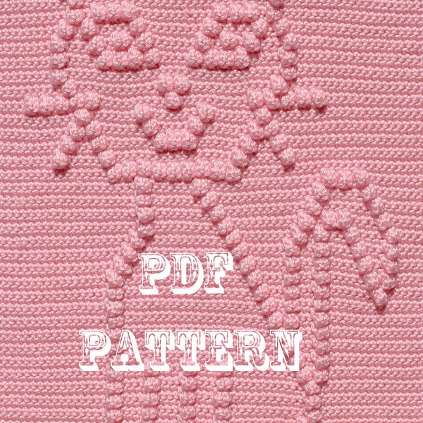 Crochet Pattern - Crochet Baby Blanket  - Baby Snuggle Blanket  - Kitty Blanket Pattern - Car Seat or Stroller Blanket - Kitty Lovey