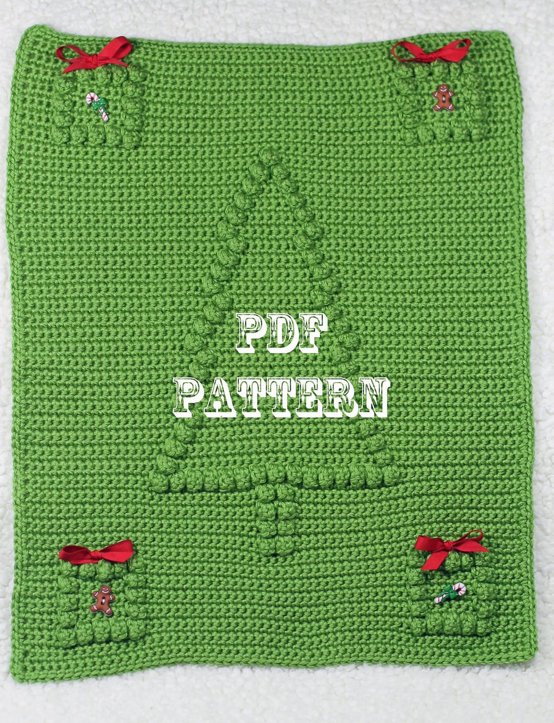 Crochet Pattern Christmas Tree Crochet Baby Security Blanket Etsy