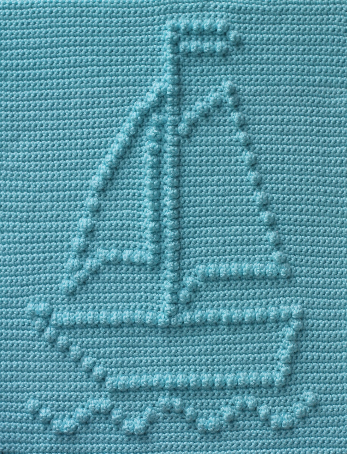 Sailboat Baby Blanket Pattern Crochet Baby Security Blanket Etsy