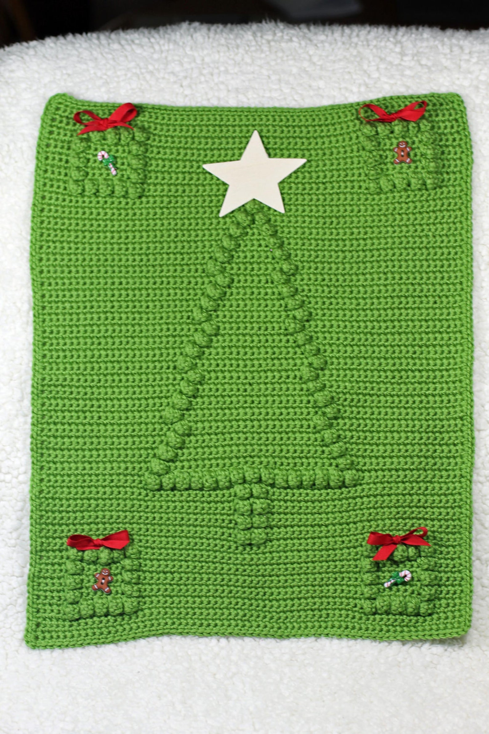 Crochet Pattern Christmas Tree Crochet Baby Security Blanket Etsy