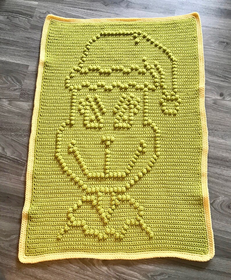Blanket Pattern Baby Blanket Pattern Cute Character Crochet Baby Blanket Pattern