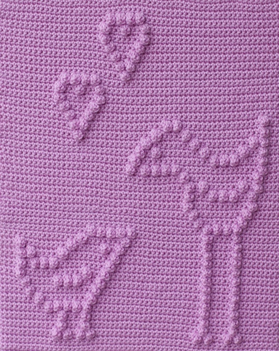 Love Birds Baby Blanket Pattern Crochet Pattern Crochet Baby Blanket Baby Snuggle Blanket Car Seat or Stroller Blanket