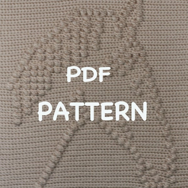Horse Blanket  Pattern - Crochet Baby Security Blanket  - Baby Snuggle Blanket - Carseat or Stroller Blanket