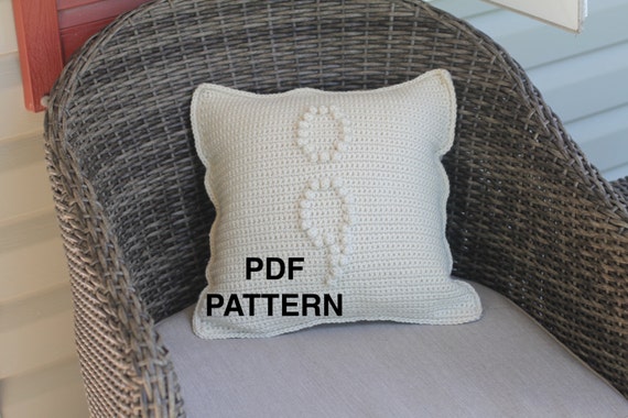 Crochet Semi Colon Pillow Pattern in Support of Mental Health Awareness -  Crochet Pillow