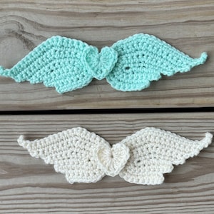 Crochet Angel Wings Pattern - Crochet Angel Wings and Heart Pattern - Crochet Wings Pattern