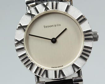 TIFFANY&Co. Atlas L0640 Silver Dial SV925 Swiss Made Quartz 24mm Ladies Watch