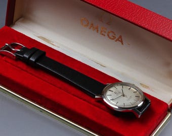 Rare OMEGA Seamaster De Ville Date Silver Automatic 28mm Ladies Watch w/ Box