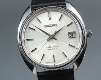Servicierte 1967 Nähe von MINT Seiko Skyliner 6222-7060 Seltene Sunburst Handbuch Herrenuhr