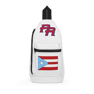 Puerto Rico Flag Sling Bag | PR Logo Chest Pack | mochila PR bandera | regalos toda ocasion | Mother's Day | Father's Day | Birthday