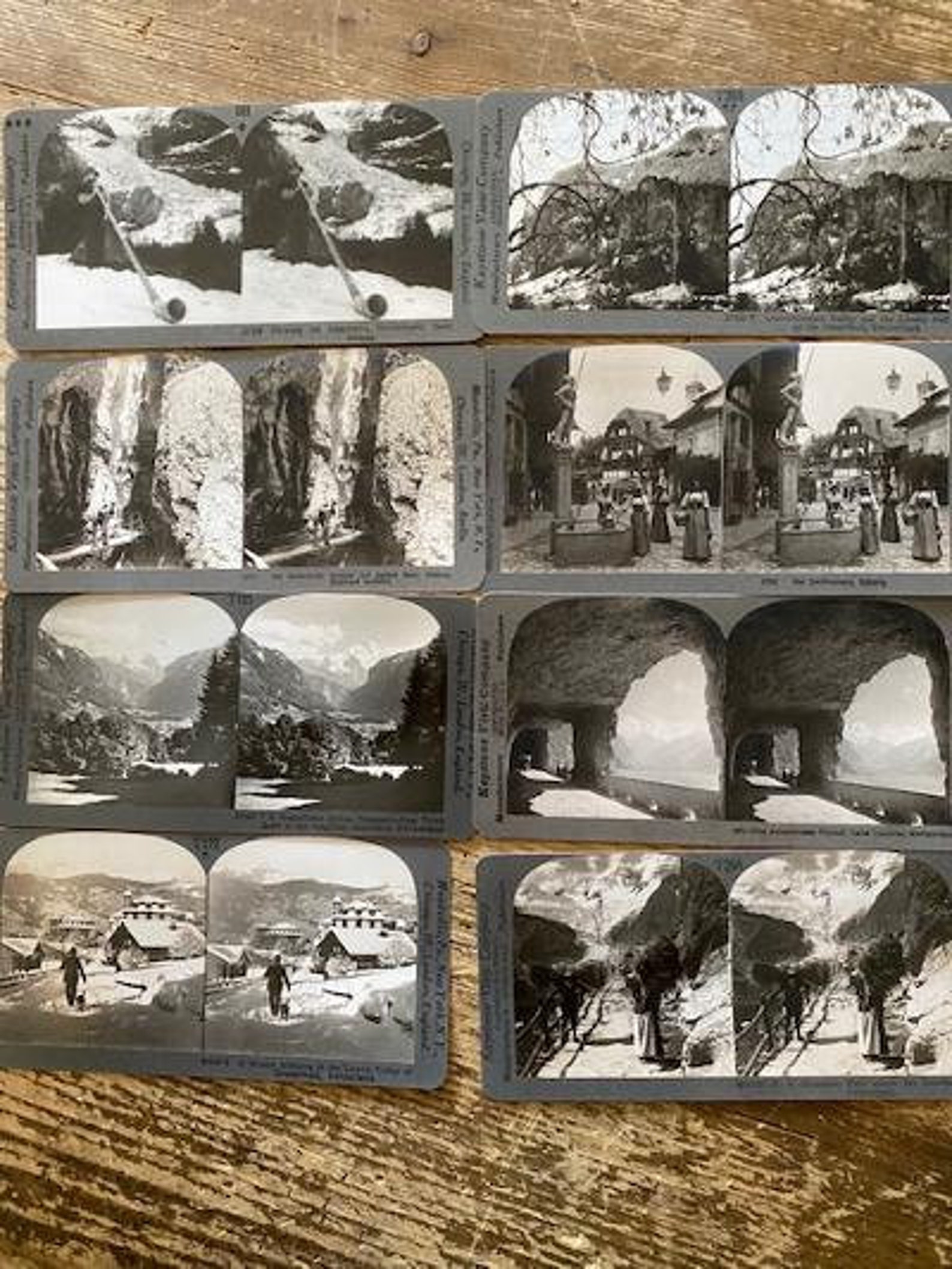 Reproduction Stereoscope Cards 18 Pieces Switzerland - Etsy