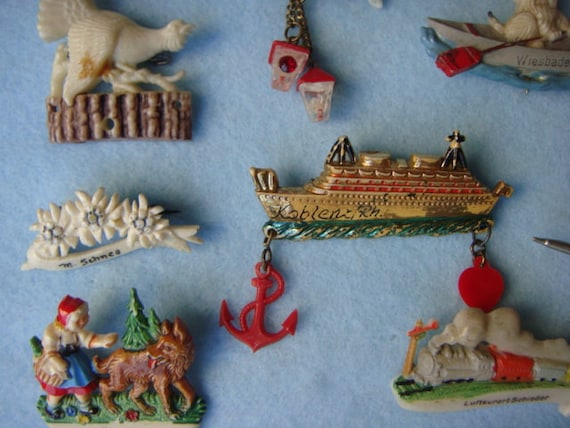 Iconic Celluloid Pin Collection - image 2