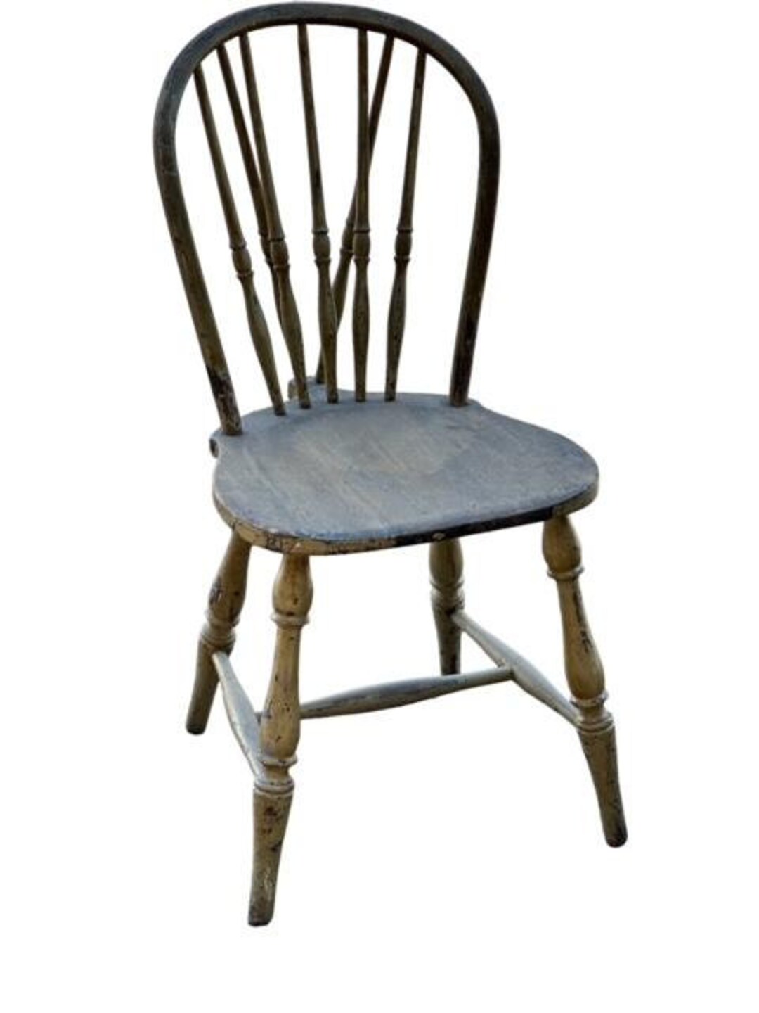 Rustic Spindle Chair Spindle Brace Back Chair Rustic Farmhouse Decor - Etsy
